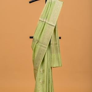 Light Green Spun Silk